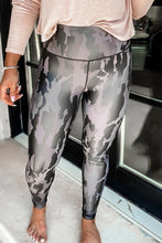 Load image into Gallery viewer, Camo Print Tummy Control High Waist Leggings
