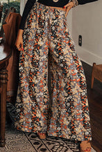 Load image into Gallery viewer, Floral Print High Waist Wide Leg Pants
