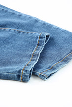 Load image into Gallery viewer, Buttoned Pockets Distressed Jeans
