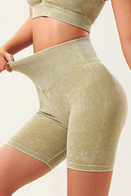 Load image into Gallery viewer, Solid Color High Waist Sports Yoga Shorts
