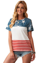 Load image into Gallery viewer, The US Stars and Stripes Inspired Top
