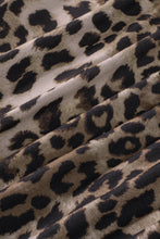 Load image into Gallery viewer, Leopard Print Patchwork Pocket Cardigan
