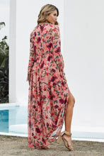 Load image into Gallery viewer, Wild Lotus Ruffle Tiered Maxi Dress
