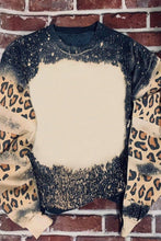 Load image into Gallery viewer, Tie Dye Leopard Drop Shoulder Sweatshirt
