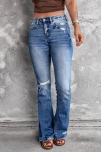 Load image into Gallery viewer, Distressed Flare Jeans
