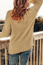 Load image into Gallery viewer, Porncorn Drop Shoulder Pullover Knit Sweater
