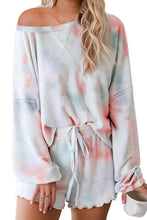 Load image into Gallery viewer, Tie-dye Pajamas Loungewear Set
