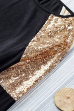 Load image into Gallery viewer, Sequin Shoulder Long Sleeve Top
