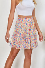 Load image into Gallery viewer, Floral Print Elastic Waist Skirt
