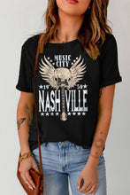 Load image into Gallery viewer, Vintage Music City Graphic Print T Shirt
