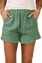 Load image into Gallery viewer, High Waist Pocketed Ruffle Shorts
