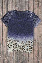 Load image into Gallery viewer, PRAY Western Leopard Slogan Print Bleached T Shirt
