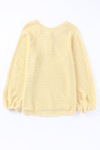 Load image into Gallery viewer, Swiss Dot Raglan Sleeves Knit Top
