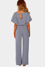 Load image into Gallery viewer, Oh So Glam Belted Wide Leg Jumpsuit
