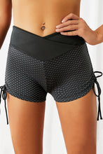 Load image into Gallery viewer, Side Drawstring Anti Cellulite High Waist Scrunch Butt Lift Shorts
