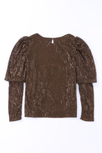 Load image into Gallery viewer, Puff Sleeve Sequin Top
