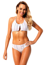 Load image into Gallery viewer, Vertical Striped Classic Two Piece Bathing Suit
