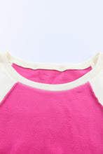 Load image into Gallery viewer, Colorblock Long Sleeve Pullover Fleece Sweatshirt
