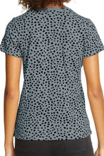 Load image into Gallery viewer, Cheetah Print O-neck Short Sleeve T Shirt

