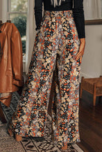 Load image into Gallery viewer, Floral Print High Waist Wide Leg Pants
