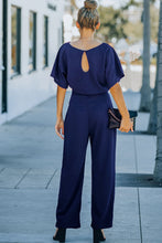 Load image into Gallery viewer, Belted Wide Leg Jumpsuit
