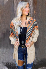 Load image into Gallery viewer, Plaid Leopard Chevron Cardigan
