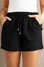 Load image into Gallery viewer, Drawstring Elastic Waist Pocketed Shorts
