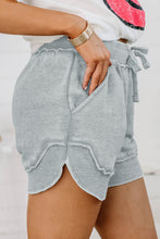 Load image into Gallery viewer, Ribbed Trim Knit Casual Shorts
