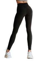 Load image into Gallery viewer, Criss Cross Tummy Control High Waist Leggings
