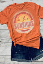 Load image into Gallery viewer, Be The Sunshine Graphic Print Crewneck T Shirt
