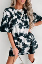 Load image into Gallery viewer, Tie-dye Round Neck Short Sleeve Top
