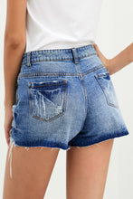 Load image into Gallery viewer, Hot Mama High Rise Distressed Denim Shorts
