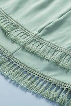 Load image into Gallery viewer, Tiered Tassel Zip-up High Waist Mini Skirt
