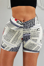 Load image into Gallery viewer, Printed High Waist Lift Up Yoga Shorts
