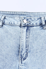 Load image into Gallery viewer, Distressed Acid Wash Flare Jeans
