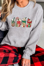 Load image into Gallery viewer, Sweet Christmas Drinks Graphic Sweatshirt
