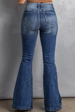 Load image into Gallery viewer, High Waist Flare Jeans with Pockets
