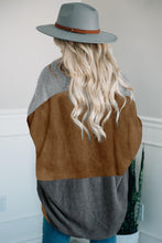Load image into Gallery viewer, Neutral Colorblock Drapey Cardigan
