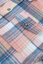 Load image into Gallery viewer, Plaid Flap Pockets Shacket
