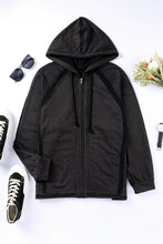 Load image into Gallery viewer, Solid Color Oversized Zip Up Hoodie with Pockets
