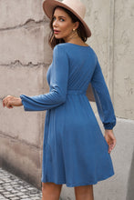 Load image into Gallery viewer, Button Up High Waist Long Sleeve Dress
