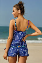 Load image into Gallery viewer, Dotted Print Tankini Swimwear
