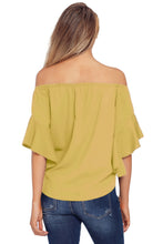 Load image into Gallery viewer, Off The Shoulder Knot Front Top
