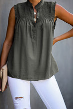Load image into Gallery viewer, Frilled Tank Top with Buttons
