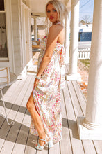 Load image into Gallery viewer, Multicolor Crisscross Backless Long Floral Dress
