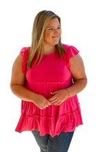 Load image into Gallery viewer, Layered Ruffle Plus Size Tank Top
