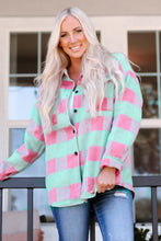 Load image into Gallery viewer, Plaid PatternÂ Oversized Shacket
