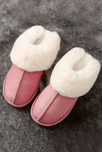 Load image into Gallery viewer, Cut and Sew Faux Suede Plush Lined Slippers
