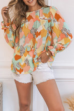Load image into Gallery viewer, Abstract Printed Long Sleeve Blouse
