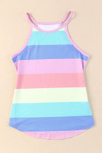Load image into Gallery viewer, Multicolor Colorblock Knit Tank Top
